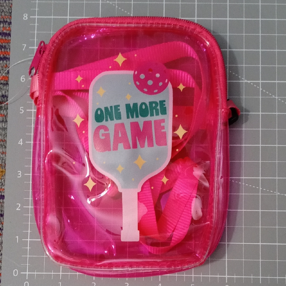 Pink Kids Game Accessory Bag